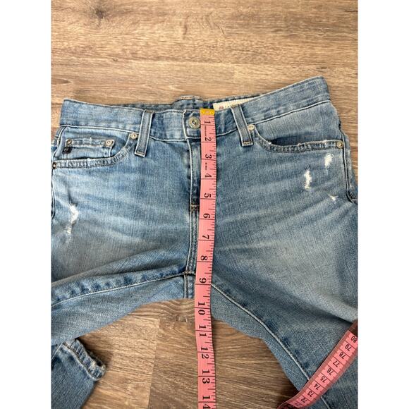 AG Adriano Goldschmeid Distressed Ankle Jeans 25 R Straight - Picture 7 of 9